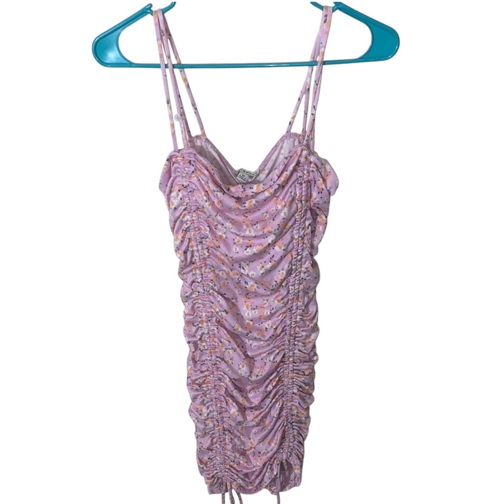 Haute Monde Floral Ruched Dress - Picture 3 of 4